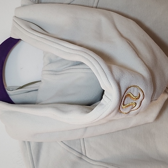 Lululemon Women's Scuba Oversized Half-Zip Hoodie cream Size XS/S - Picture 13 of 16